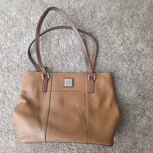 Dooney & Bourke Tan Leather Tote Bag